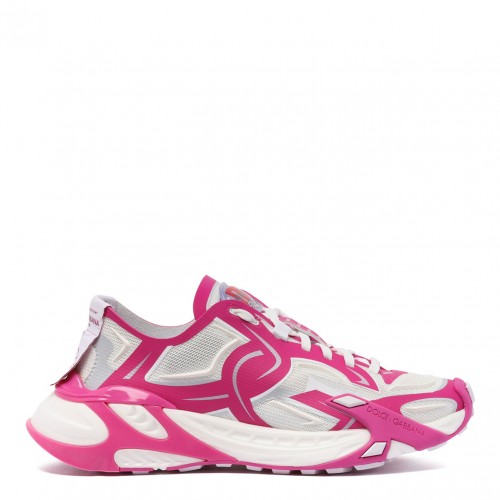 Pink and White Fast Sneakers