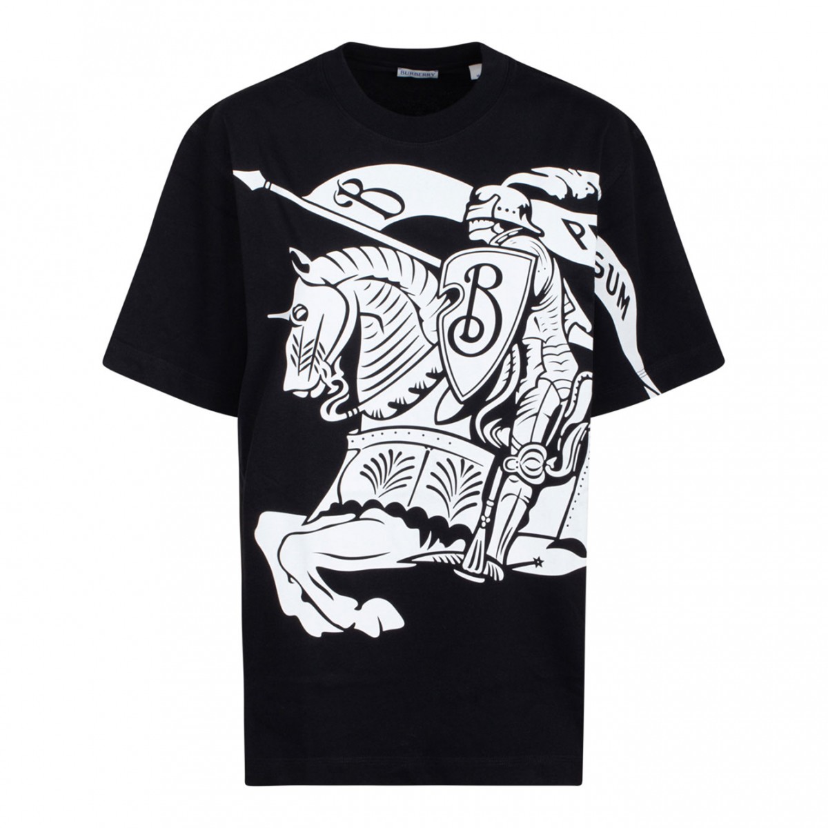 Black Equestrian Knight T-Shirt