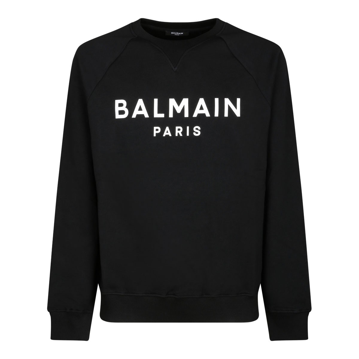 Black Logo Print Sweatshirt