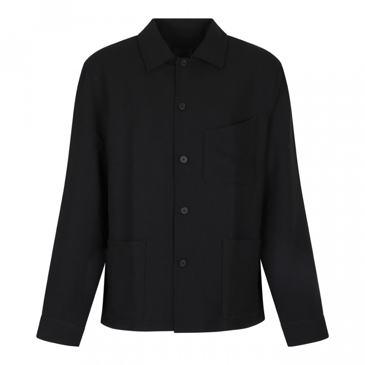 Black Double Face Shirt Jacket