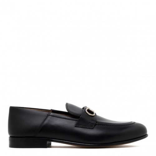 Black Elongated Loafers