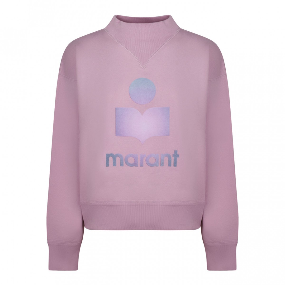 Light Pink Logo Print Sweatshirt