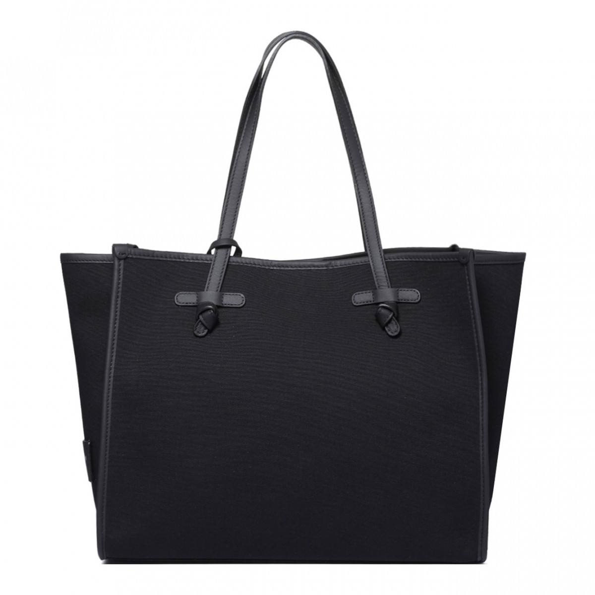 Black and Beige Shopping Bag