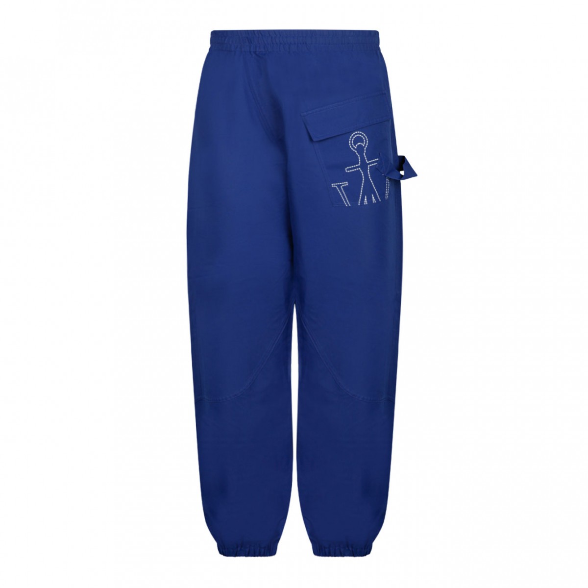 Blue Twisted Leg Joggers