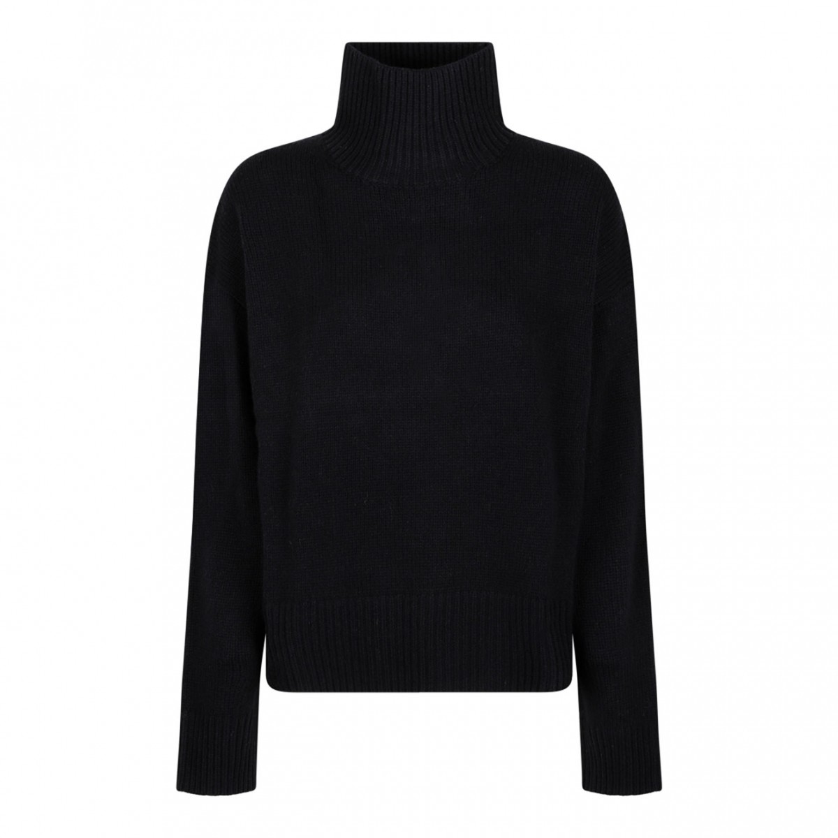 Black High Neck Sweater