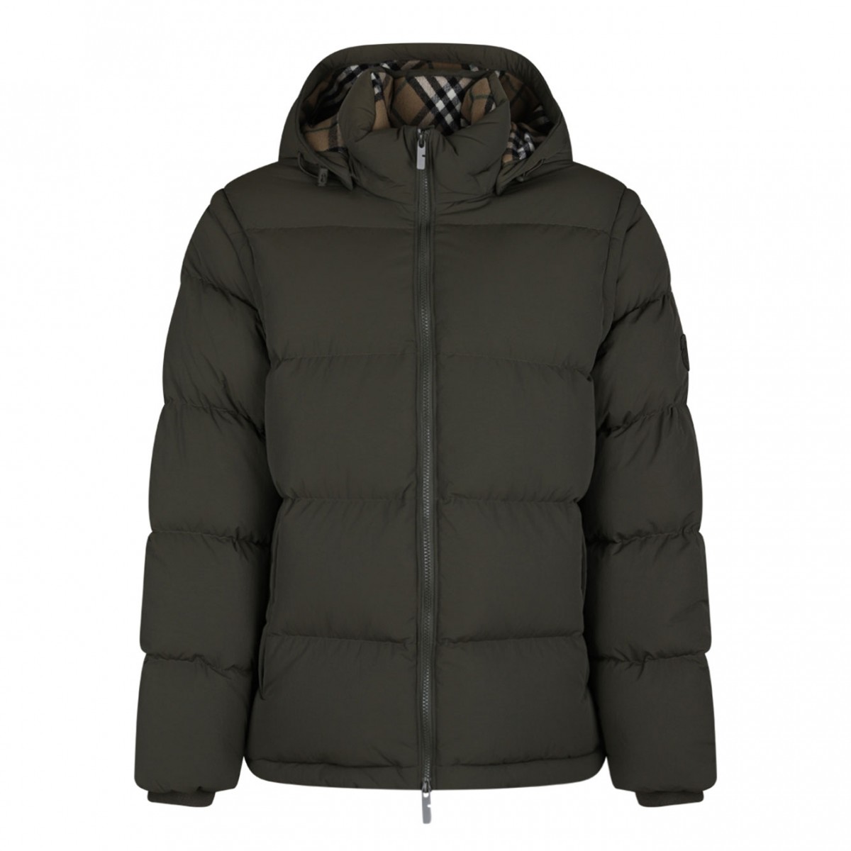 Olive Green Puffer Jacket