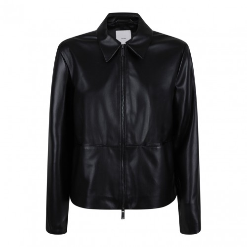 Black Faux Leather Jacket