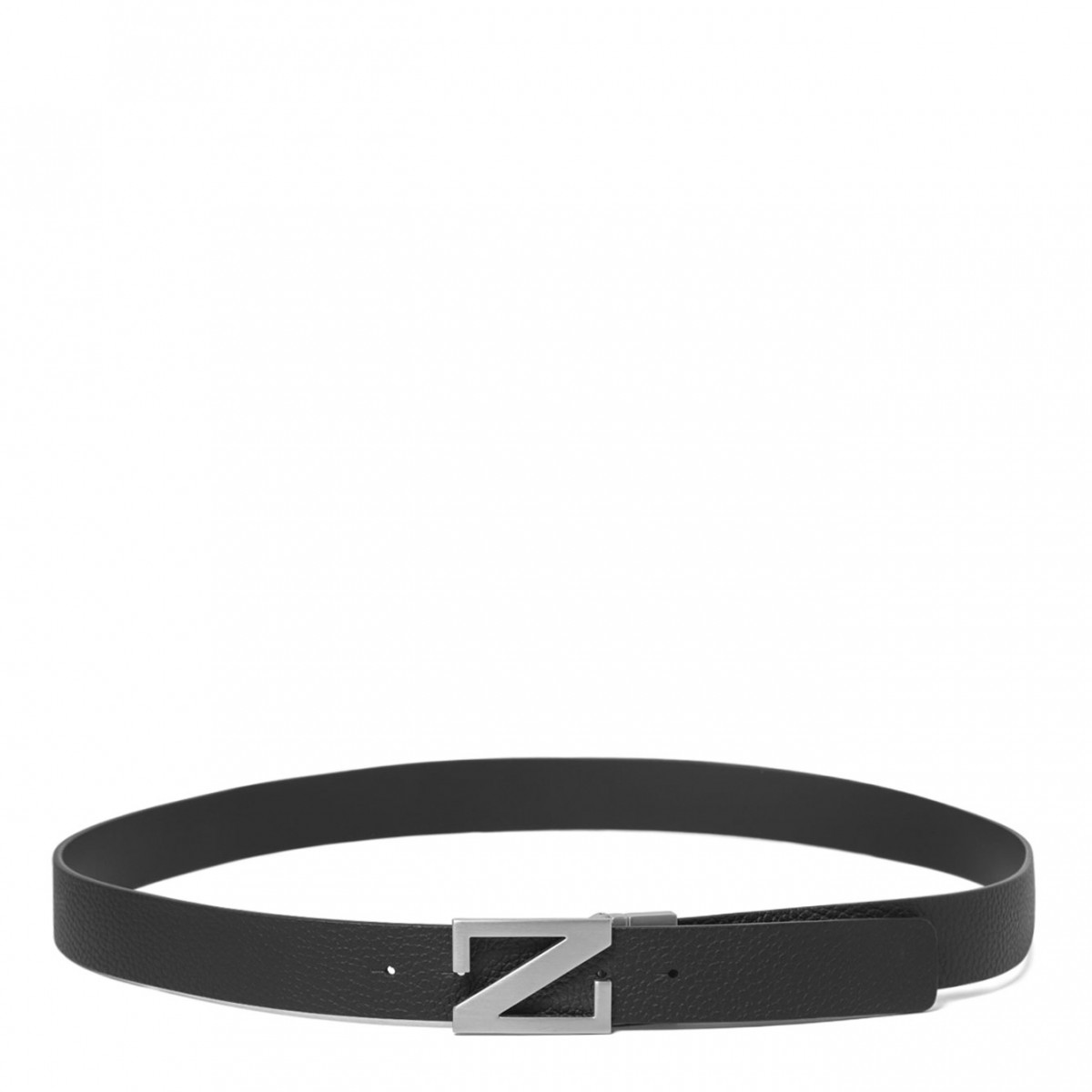 Black Monogram Buckle Belt