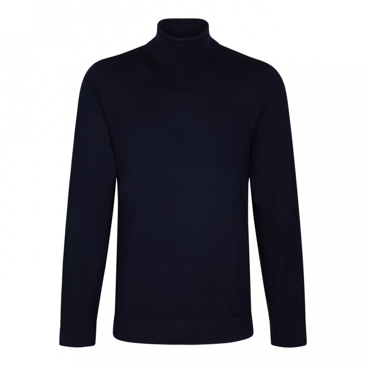 Navy Blue High Neck Jumper