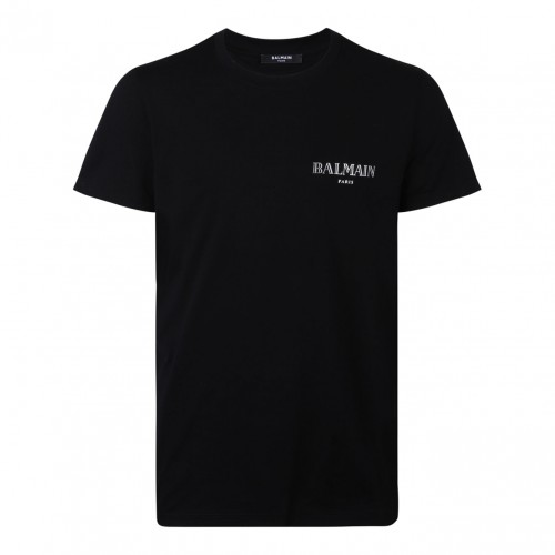 Black Logo Applique T-Shirt