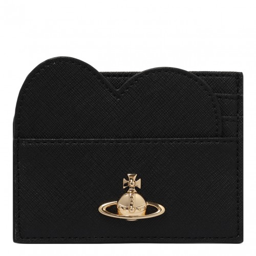 Black Heart Card Holder