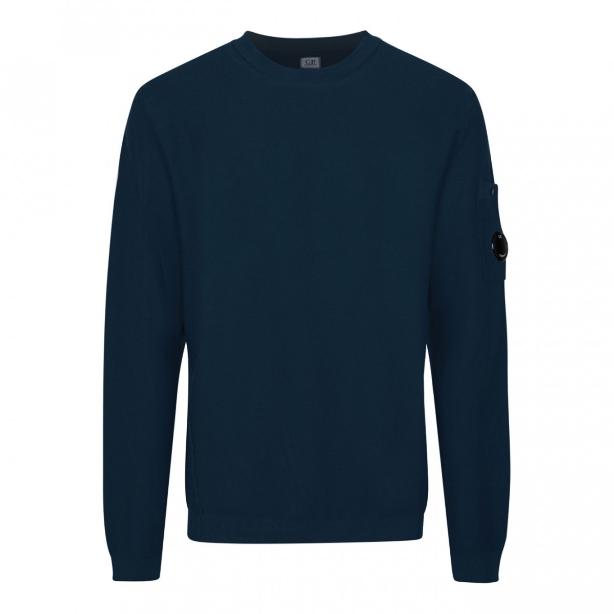 Dark Blue Logo Patch Sweatshirt