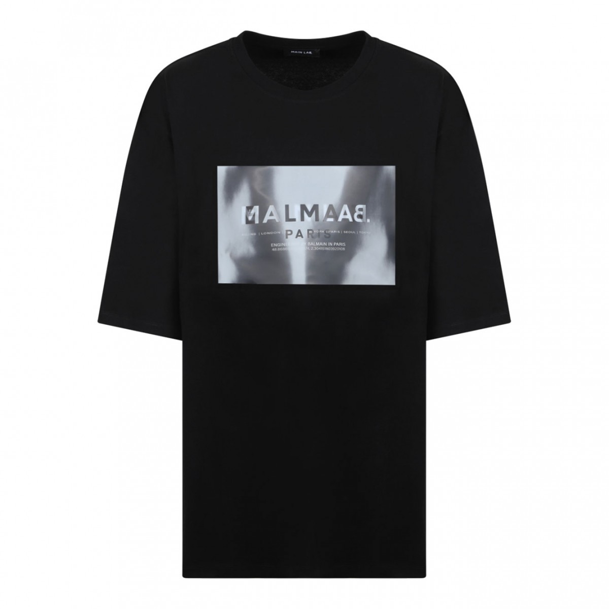 Black Main Lab Holographic T-Shirt