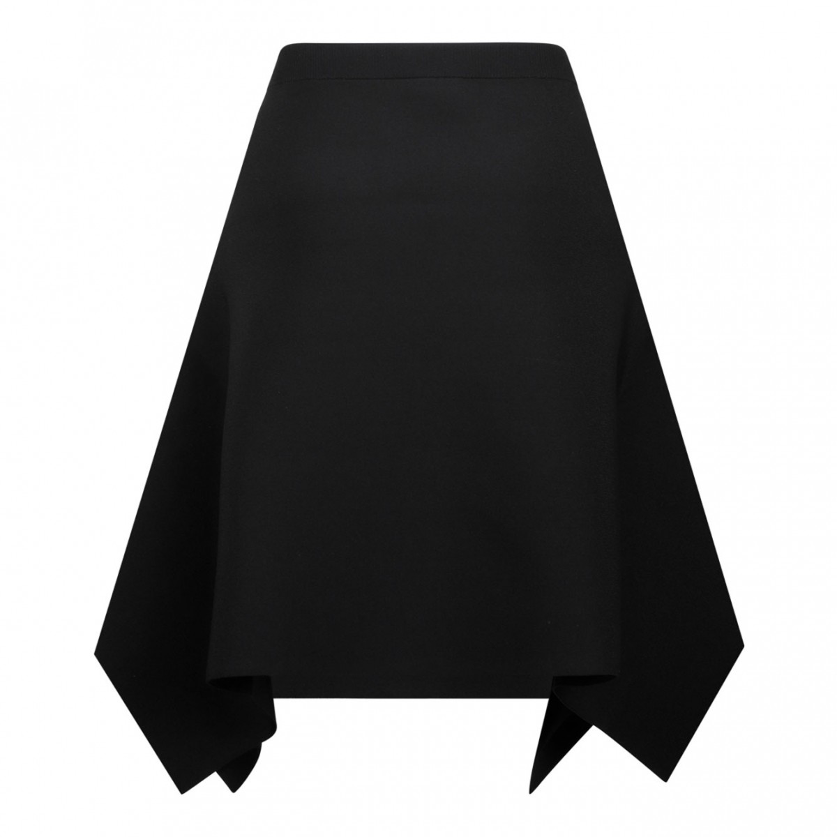 Black Asymmetric Skirt