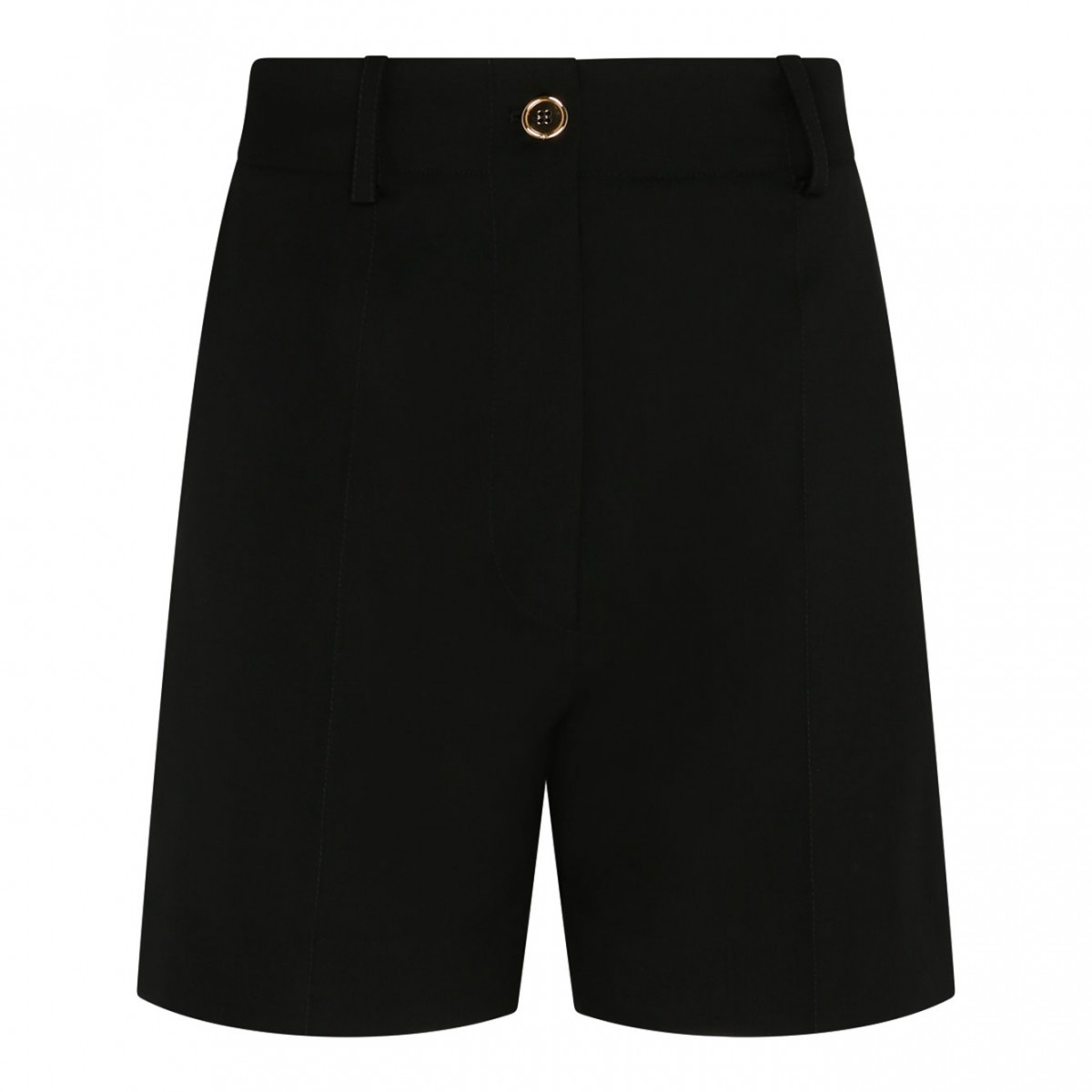 Patou Black Wool Shorts