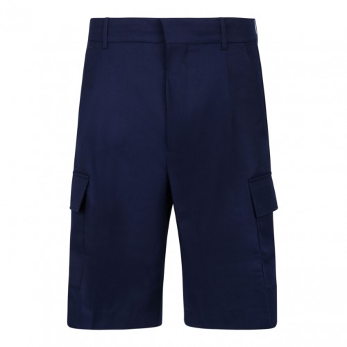 Navy Blue Cargo Shorts