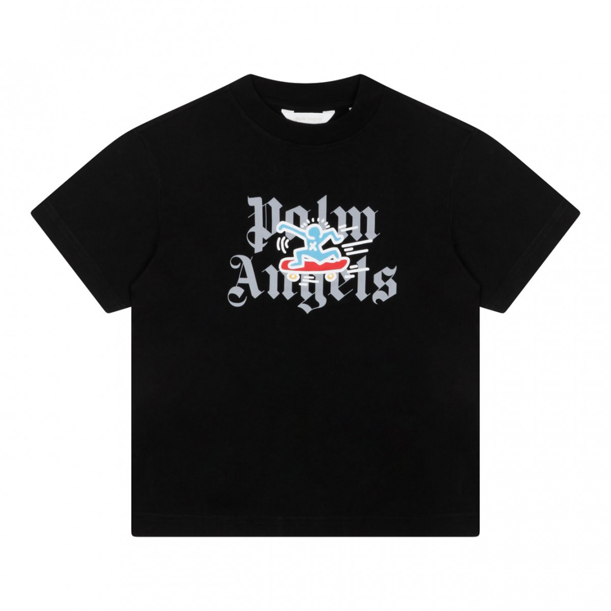 Black Cotton Keith Hairing x Palm Angels T-Shirt