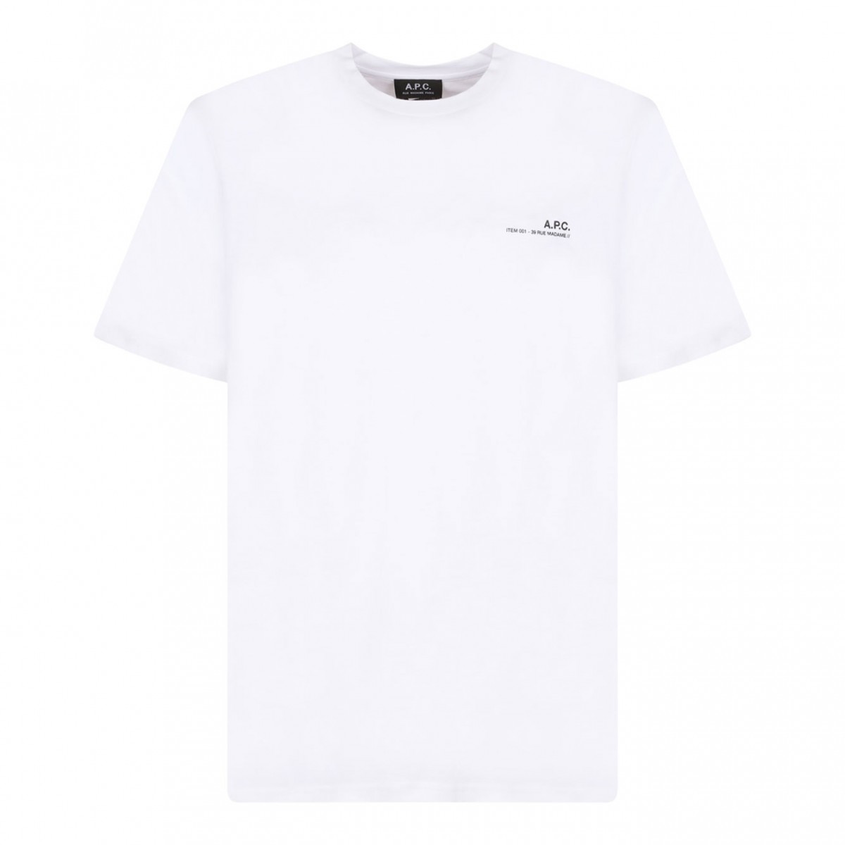 White Logo Print T-Shirt