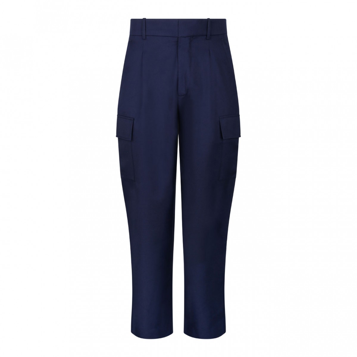 Navy Blue Cargo Trousers