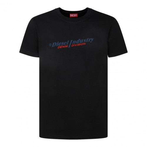 Black Logo Print T-Shirt