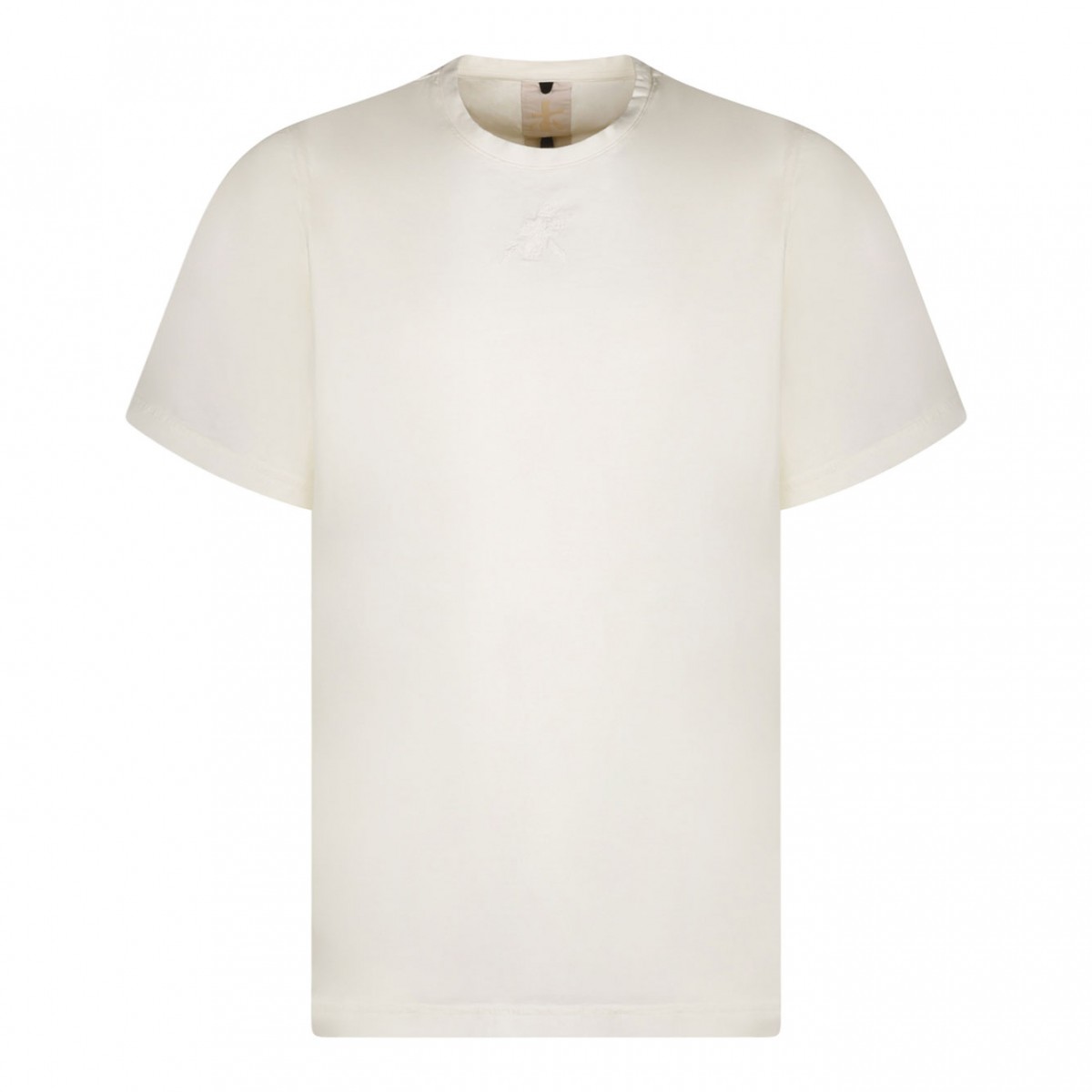 Ivory Logo Embroidered T-Shirt