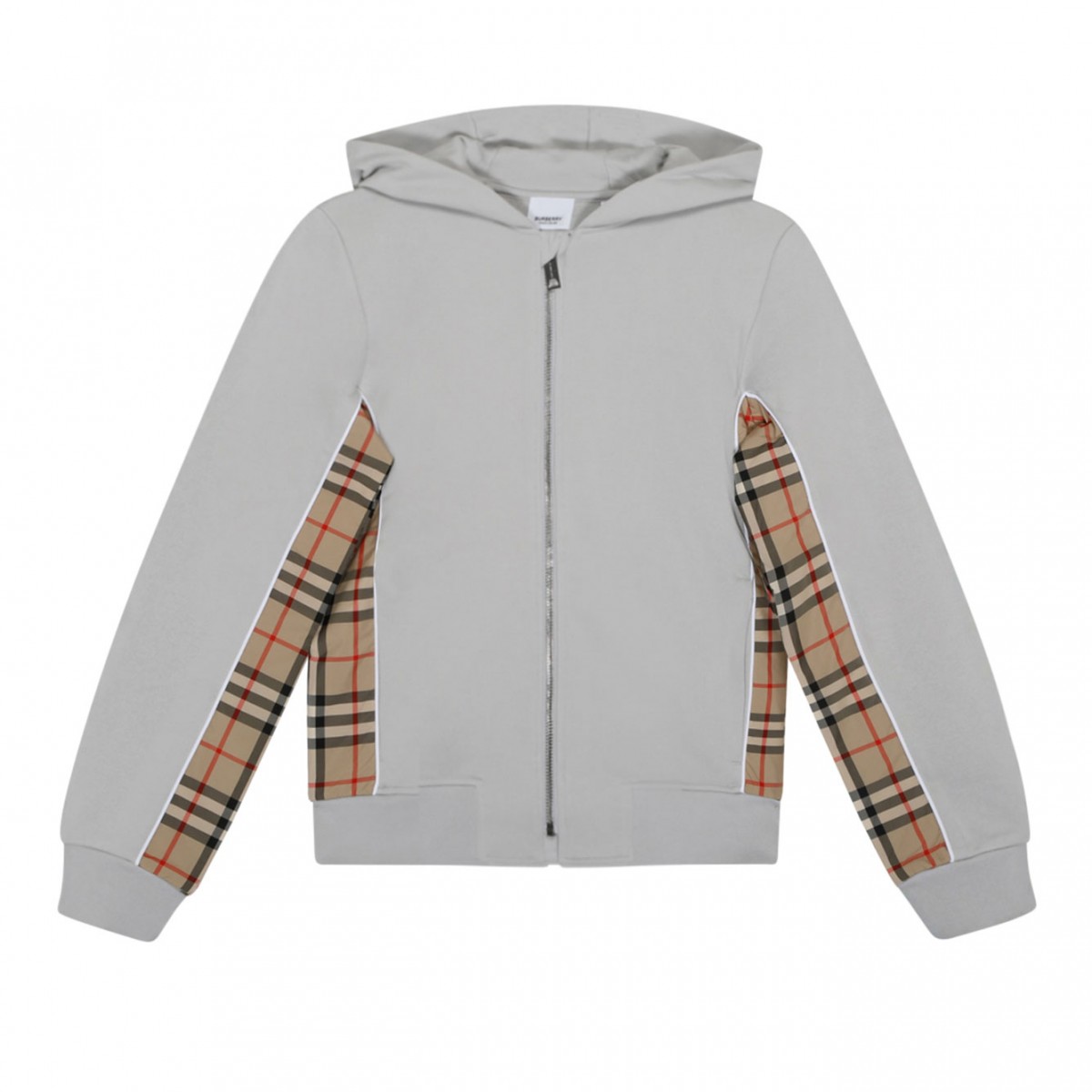 Burberry vintage check panel hoodie sale