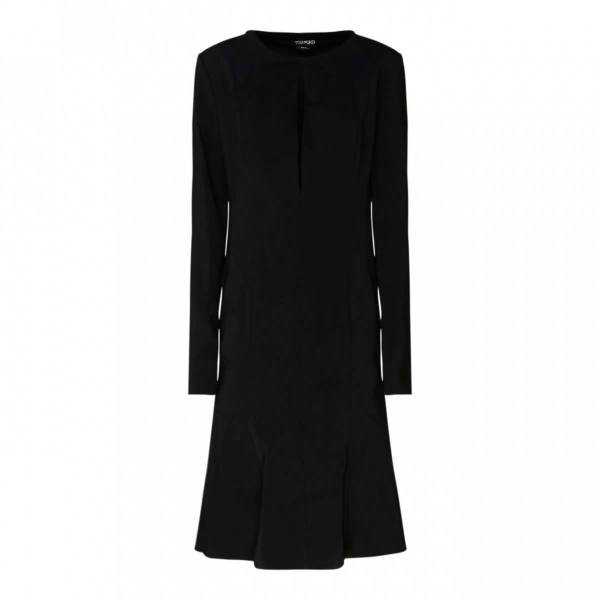 Tom Ford Black Stretch Midi Dress