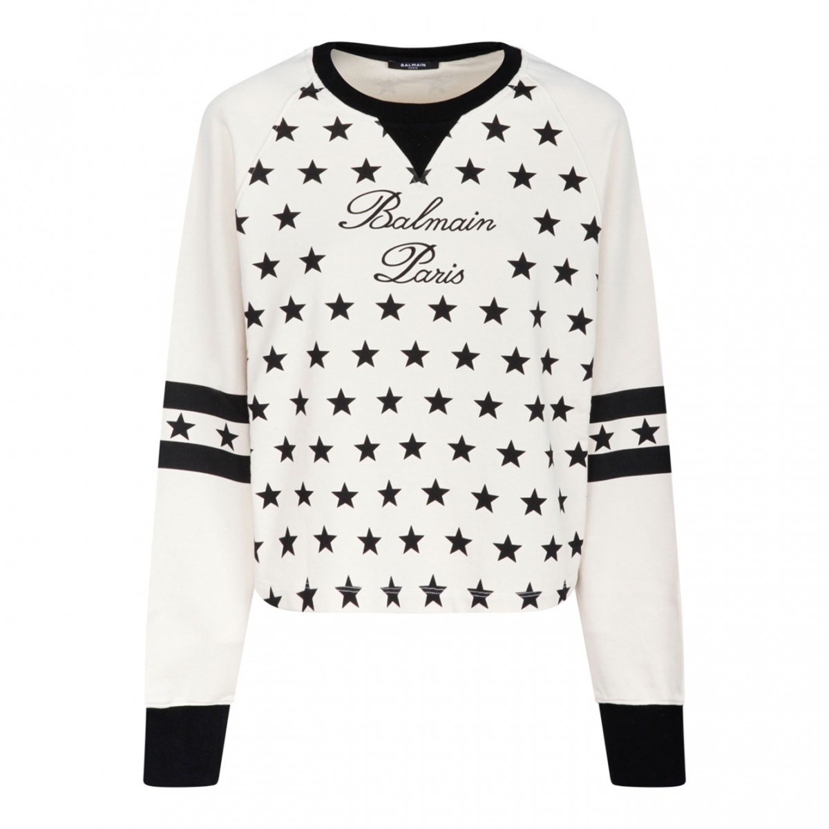 Beige and Black Stars Sweater