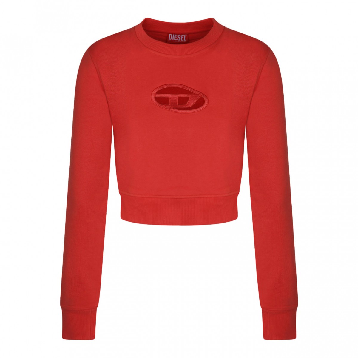 Red Cut Out Logo Sweatshirt