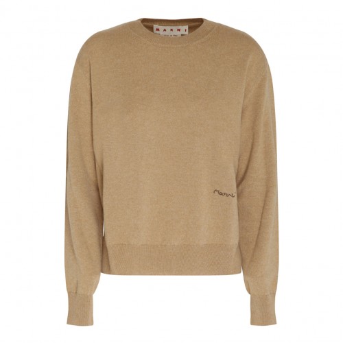 Marni Dune Brown Cashmere...