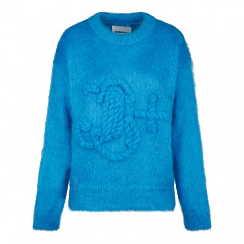 Blue Chunky Knit Jumper