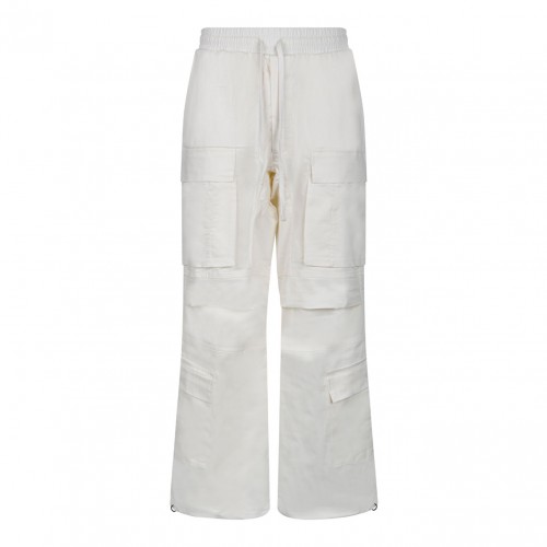 Drop Crotch Cream Trousers