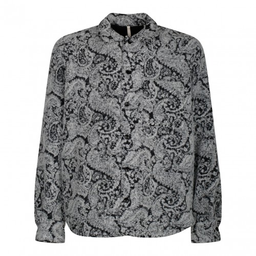 Black Paisley Print...