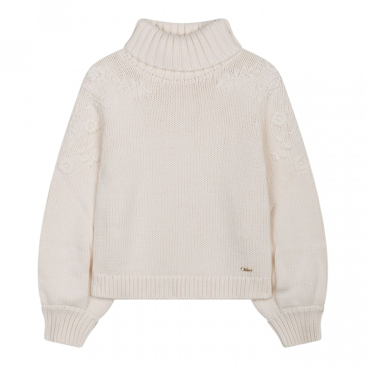 Ivory White Knitted Jumper