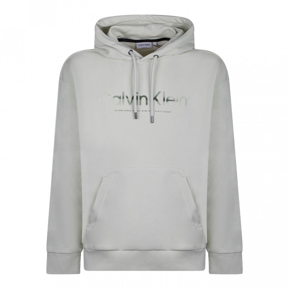 Contrasting Front Logo Hoodie