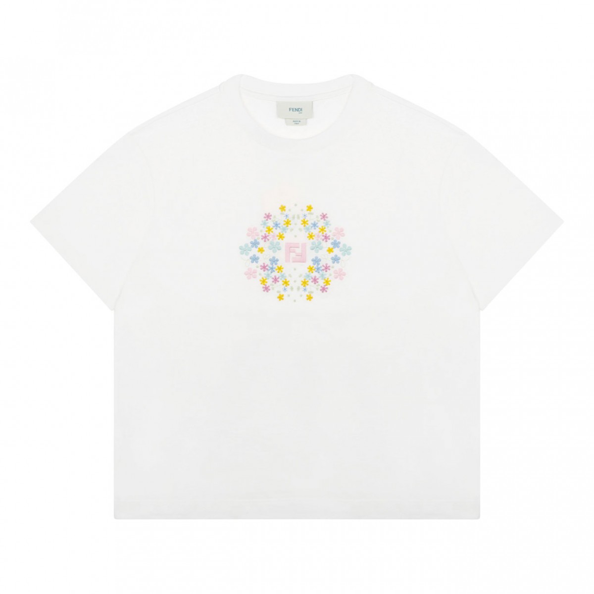 White Embroidery T-Shirt