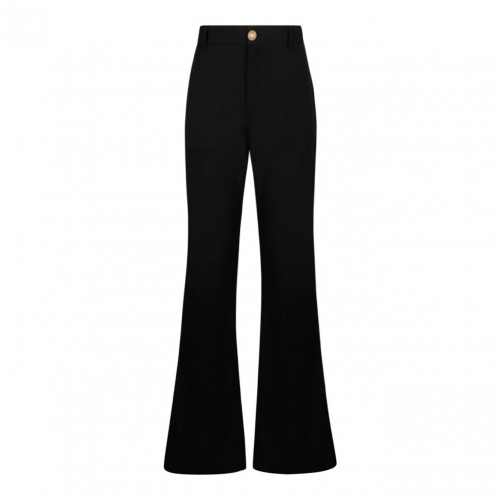 Black Crepe Trousers