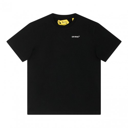 Black Cotton Logo Print...