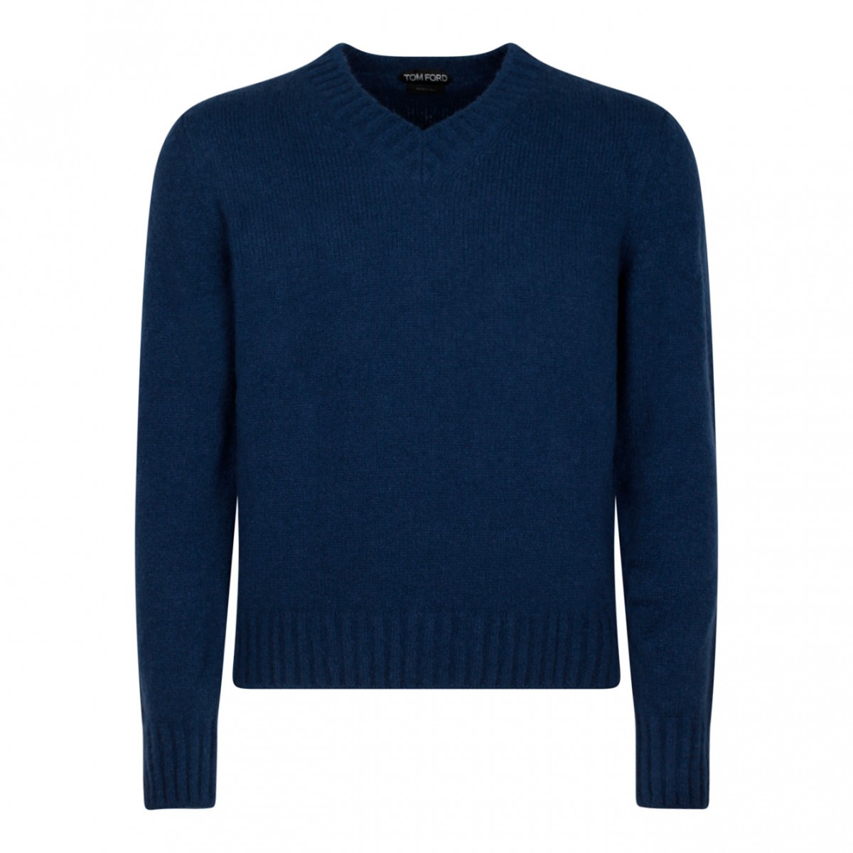 Dark Blue V Neck Jumper