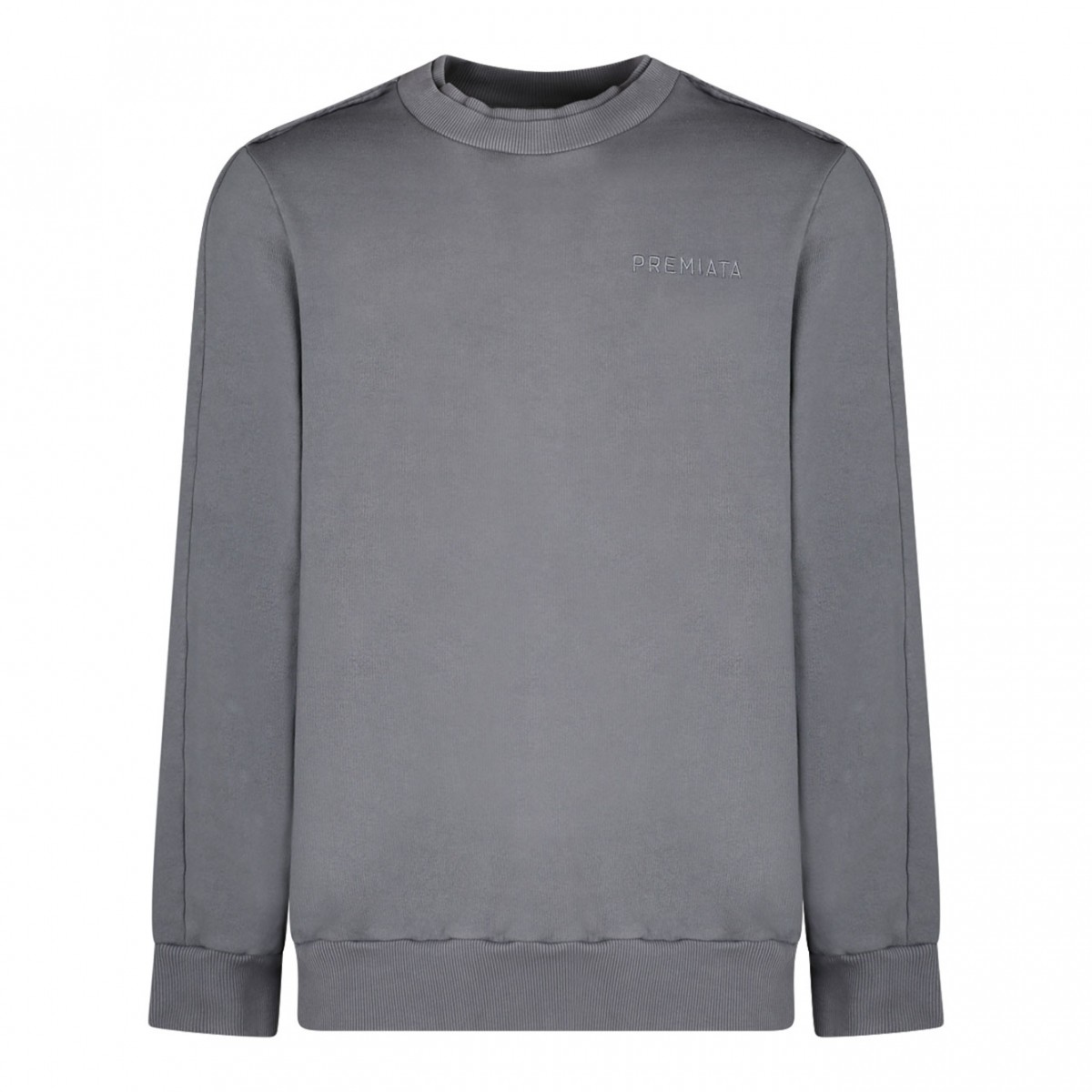 Dark Grey Cotton Sweatshirt