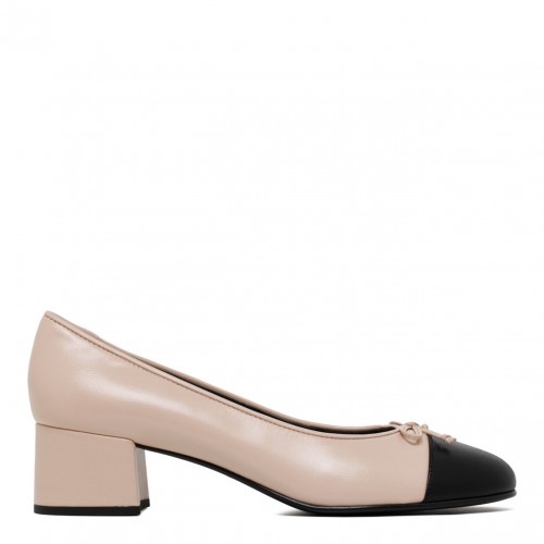 Rose Pink Cap Toe Pump