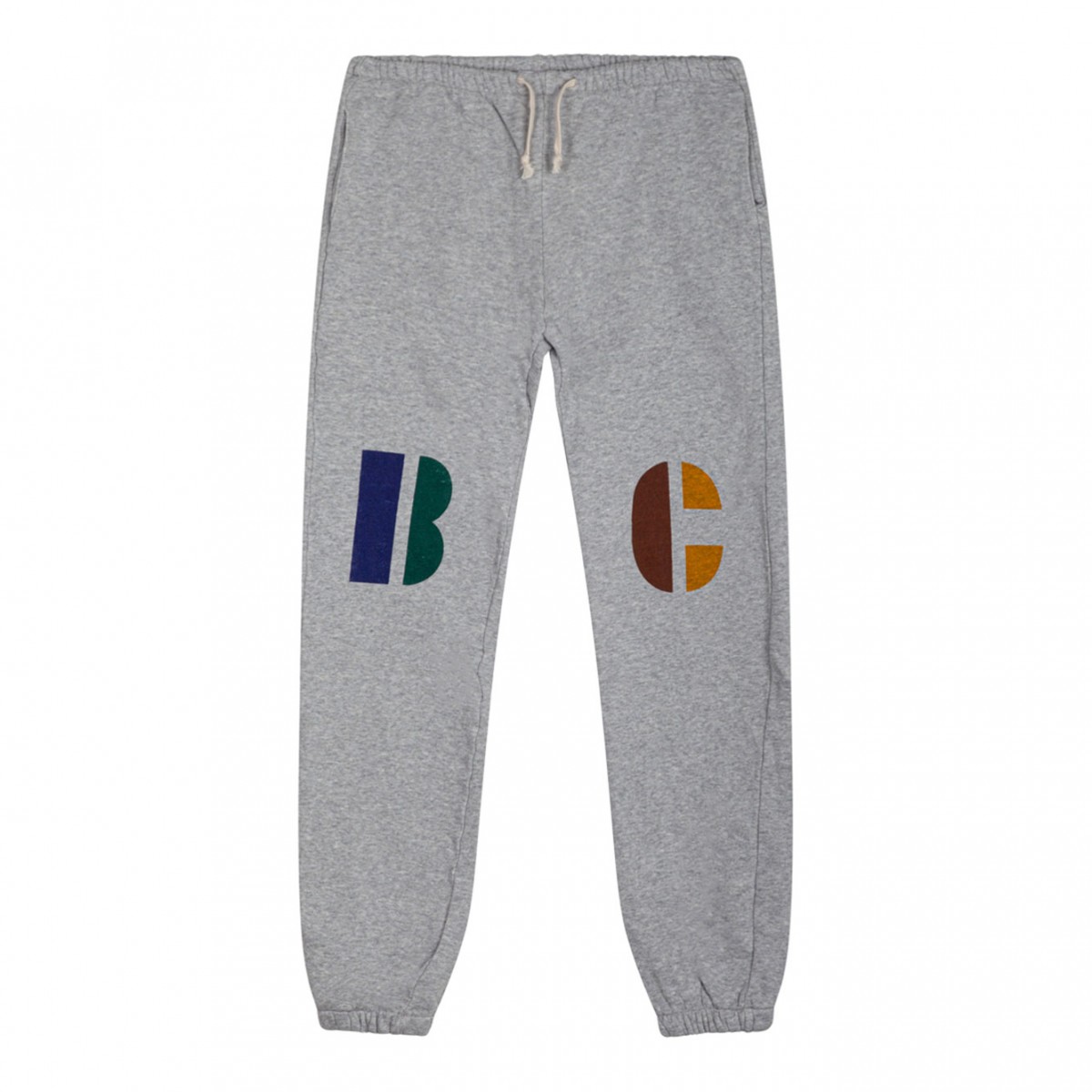 Grey Logo Print Trousers