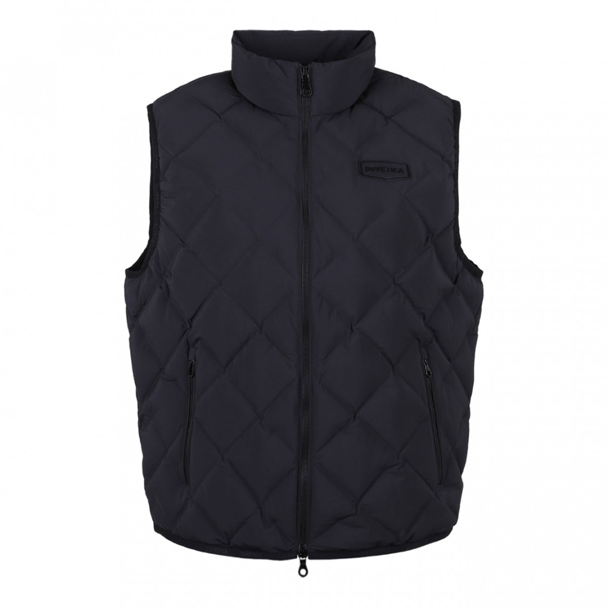 Black Logo Print Gilet