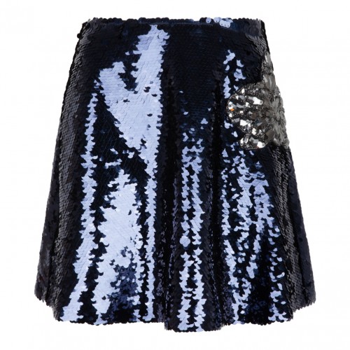 Sequin Flared Skirt