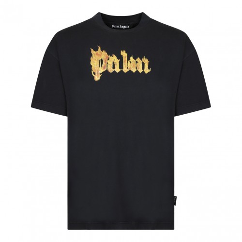 Black Logo Print T-Shirt