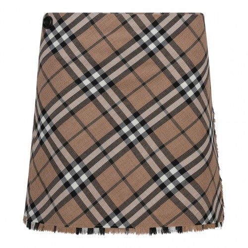 Check Pattern Mini Skirt