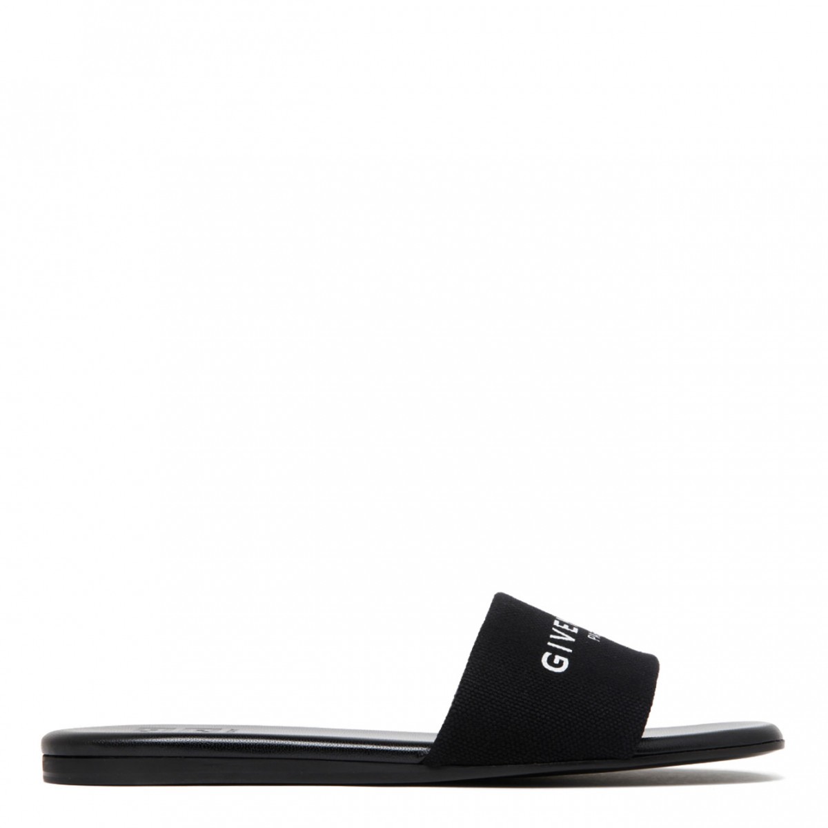 Black 4G Slide Sandals