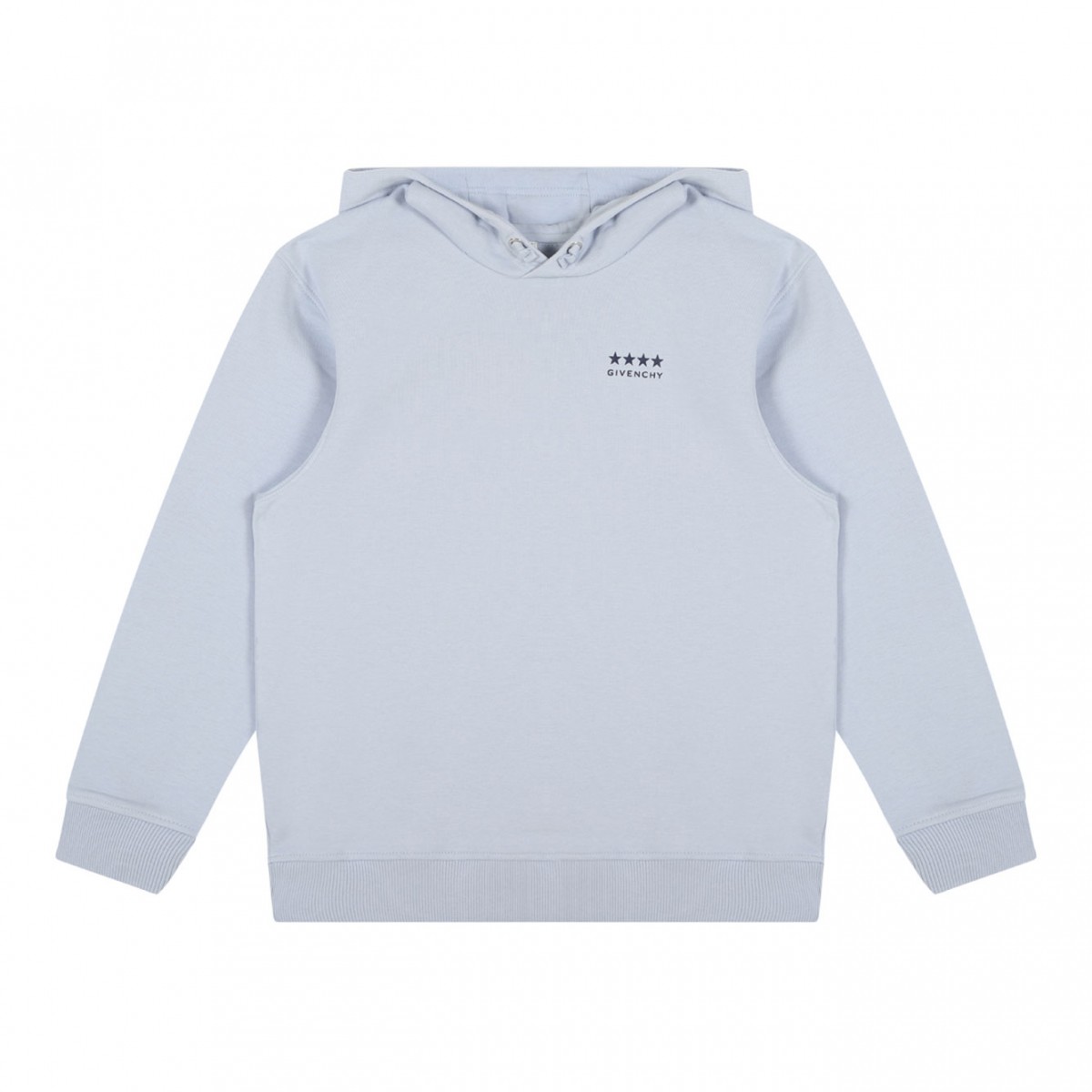 Pale Blue Hooded Sweatshirt