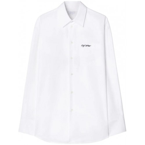 White College Poplin Shirt