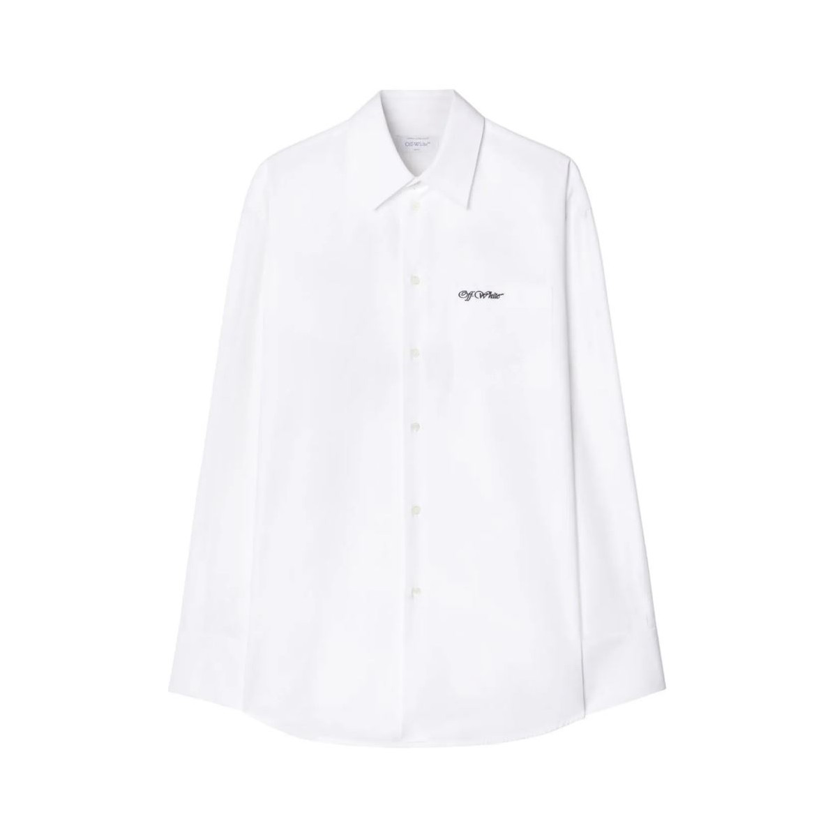 White College Poplin Shirt